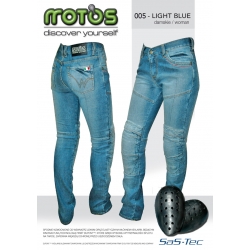 Spodnie damskie MOTOS 005 light blue rozm. 28/32