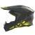 KASK NOX  N634 CROSS CZARNY ŻÓŁTY FLUO  M