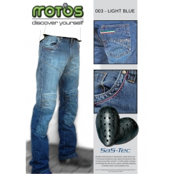 Spodnie męskie MOTOS 003 light blue rozm. 34/32